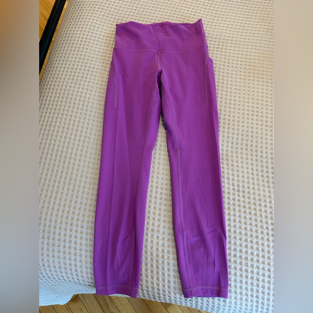 Lululemon Vibrant Purple Leggings